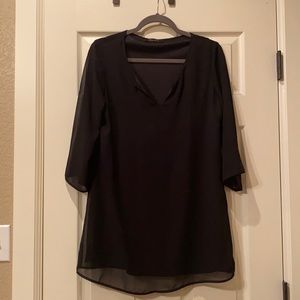 Black mini dress, size small